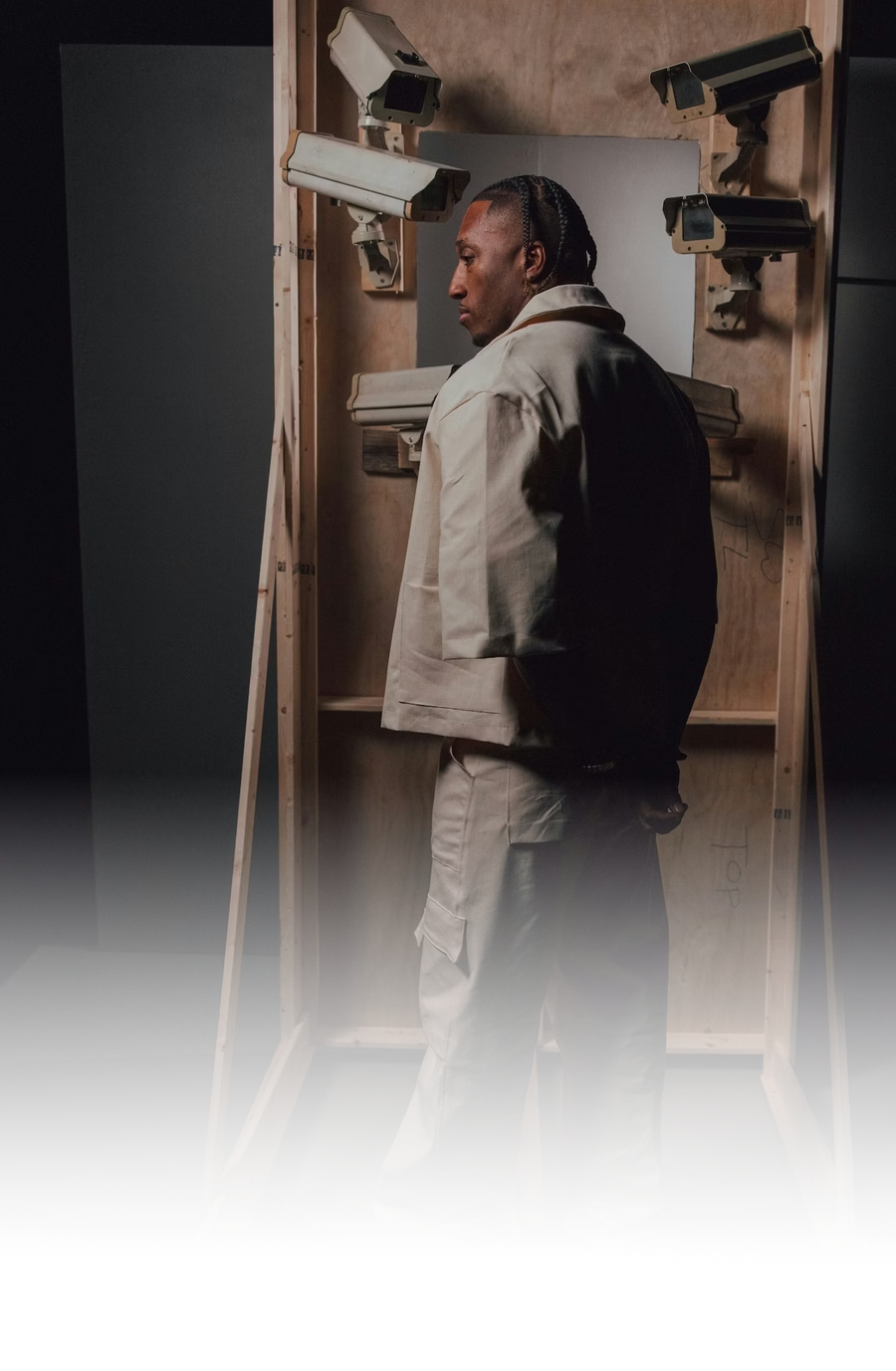 Lecrae in the Reconstruct U studio